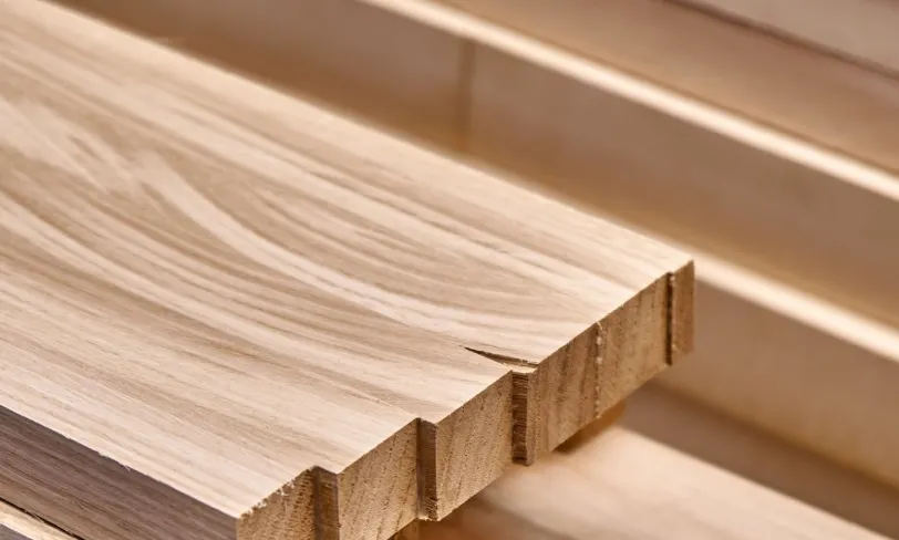 Jak producent kantówki wykorzystuje pomiary wilgotności do uniknięcia naprężeń w drewnie?